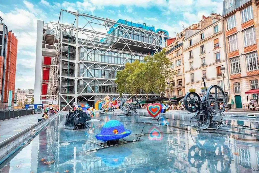 Modern Designed Apartment@ Beaubourg Apartamento